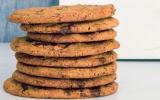 Lys cookie med chokolade stykker, fredags hygge